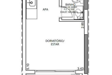 Studio à venda com 1 quarto em Vila Pirajussara, São Paulo, SP
