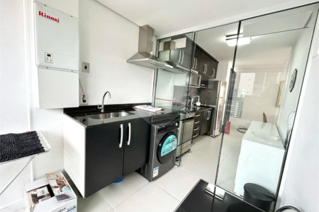 Apartamento à venda ou para alugar com 2 quartos, sendo 1 suíte, em Brooklin, São Paulo, SP