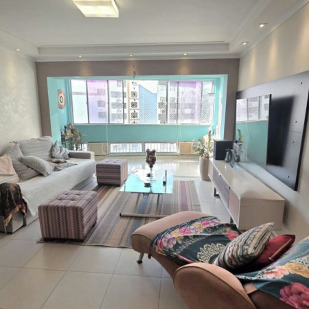 Apartamento com 3 dormitórios à venda, 187 m² por R$ 1.350.000,00 - Gonzaga - Santos/SP