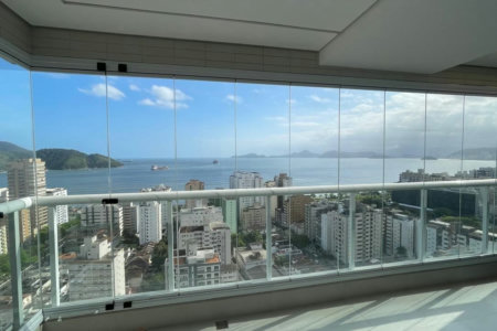 Apartamento com 2 dormitórios à venda, 100 m² por R$ 2.300.000,00 - Aparecida - Santos/SP