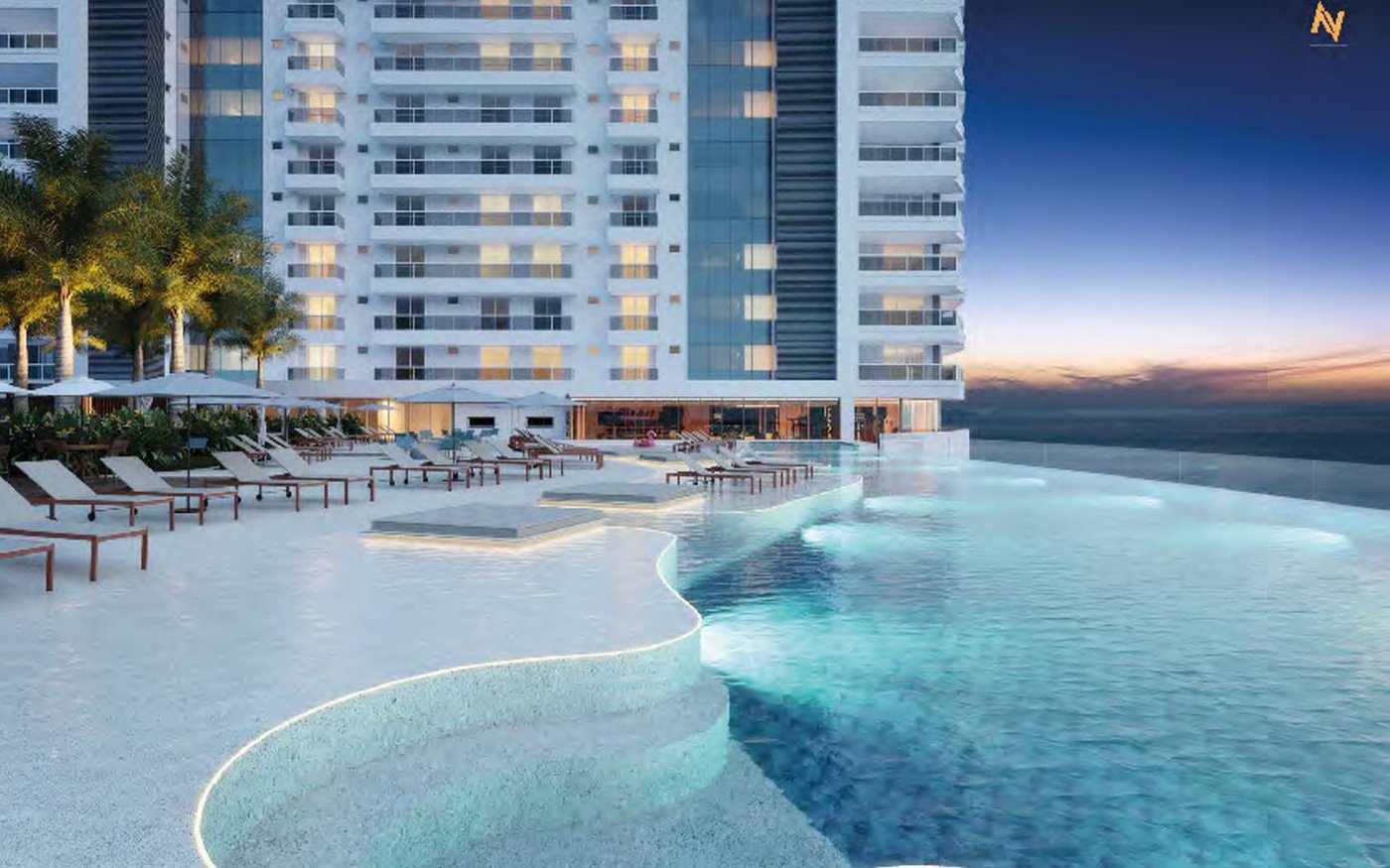 Vende-se lançamento alto padrão/Ponta da Praia com 4 dorm /suíte/wc social e de serviço/4 vagas