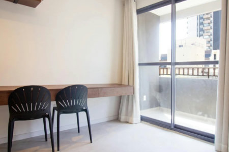 Studio de 26m² para alugar com 1 quarto mobiliado em Pinheiros próximo ao Metrô Faria Lima