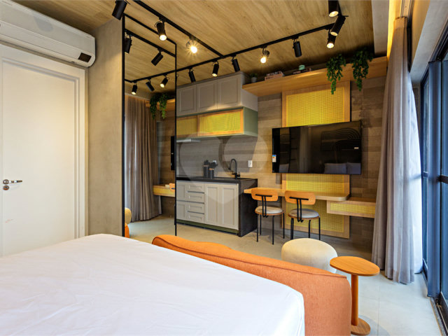 Apartamento à venda com 1 quarto em Brooklin, São Paulo, SP