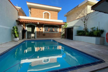 Casa com 4 dormitórios à venda, 380 m² por R$ 2.400.000,00 - Embaré - Santos/SP
