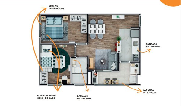 Apartamento 41m² 1