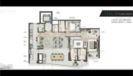 Apartamento à venda com 2 suítes em Santo Amaro, São Paulo, SP