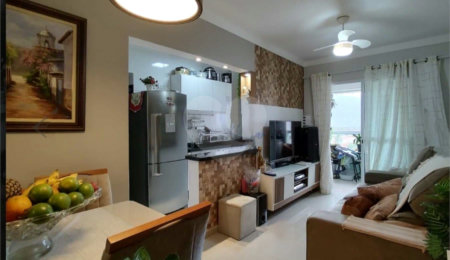 Apartamento à venda com 1 quarto em Flórida, Praia Grande, SP