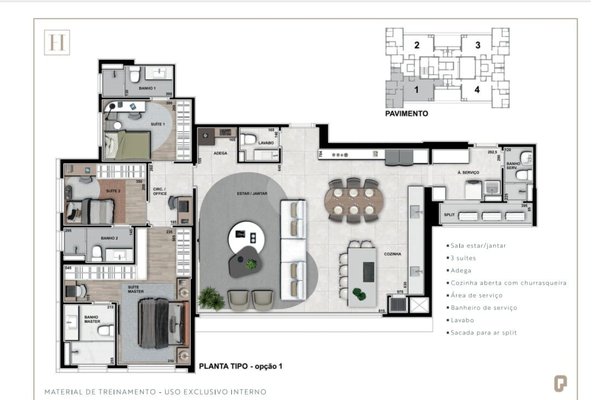 Apartamento 165m² 3