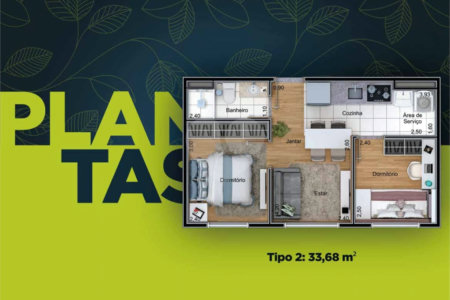 Apartamento à venda com 2 quartos em Jardim Vivan, São Paulo, SP