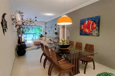 Apartamento à venda com 2 quartos, sendo 1 suíte, em Pitangueiras, Guarujá, SP