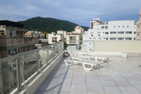 Cobertura com 3 dormitórios à venda, 112 m² por R$ 435.000,00 - Loteamento João Batista Julião - Guarujá/SP