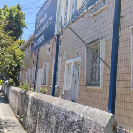 Terreno Comercial para locação, Gonzaga, Santos - TE0036.