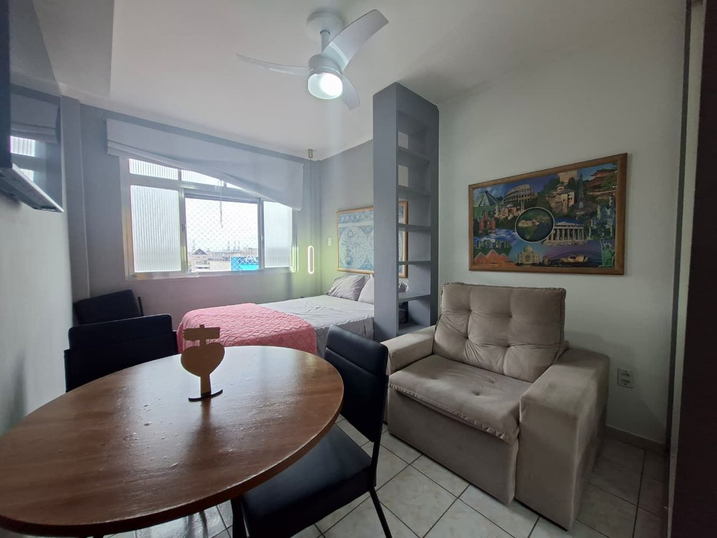 Apartamento com 1 dormitório à venda, 26 m² por R$ 340.000,00 - Aparecida - Santos/SP