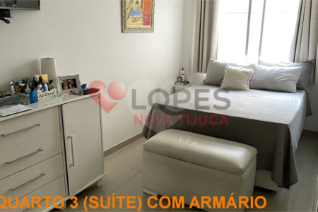 Apartamento à venda com 3 quartos, sendo 1 suíte, em Tijuca, Rio de Janeiro, RJ
