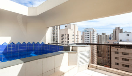 Cobertura à venda ou para alugar com 1 suíte em Indianópolis, São Paulo, SP