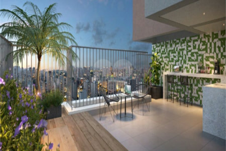 Studio à venda com 1 suíte em Perdizes, São Paulo, SP