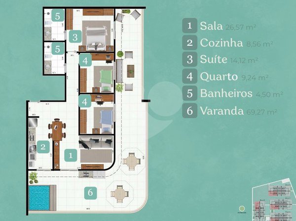 Apartamento 156m² 6