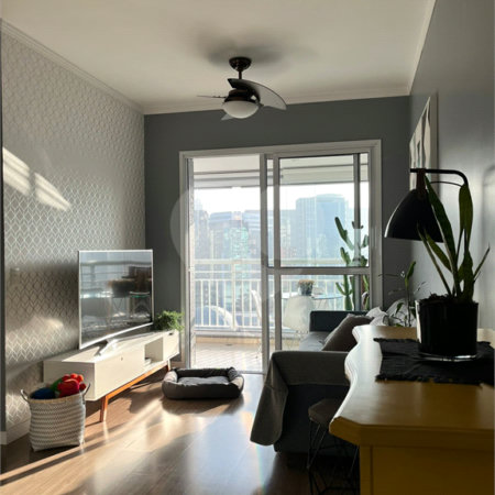 Apartamento à venda com 1 quarto em Brooklin Paulista, São Paulo, SP