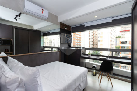 Apartamento à venda ou para alugar com 1 quarto em Pinheiros, São Paulo, SP