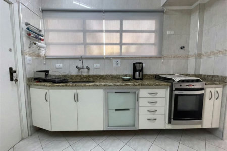 Apartamento com 3 dormitórios para alugar, 160 m² por R$ 9.200,00 - José Menino - Santos/SP
