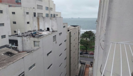 Apartamento com 1 dormitório à venda, 61 m² por R$ 720.000,00 - Boqueirão - Santos/SP