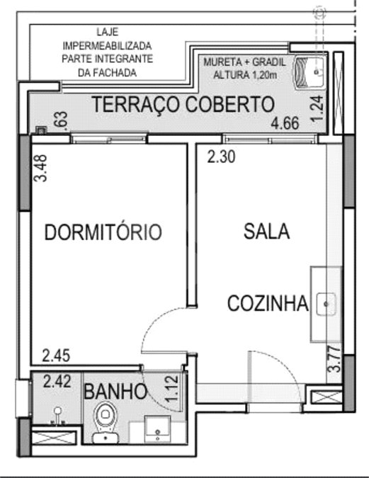 Apartamento à venda com 1 quarto em Chácara Inglesa, São Paulo, SP