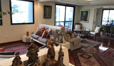 Apartamento à venda com 4 quartos, sendo 3 suítes,  em Indianópolis, São Paulo, SP