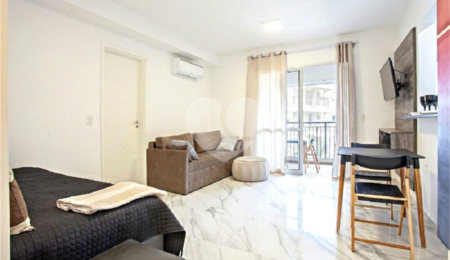Apartamento à venda com 1 suíte em Jardim Leonor, São Paulo, SP