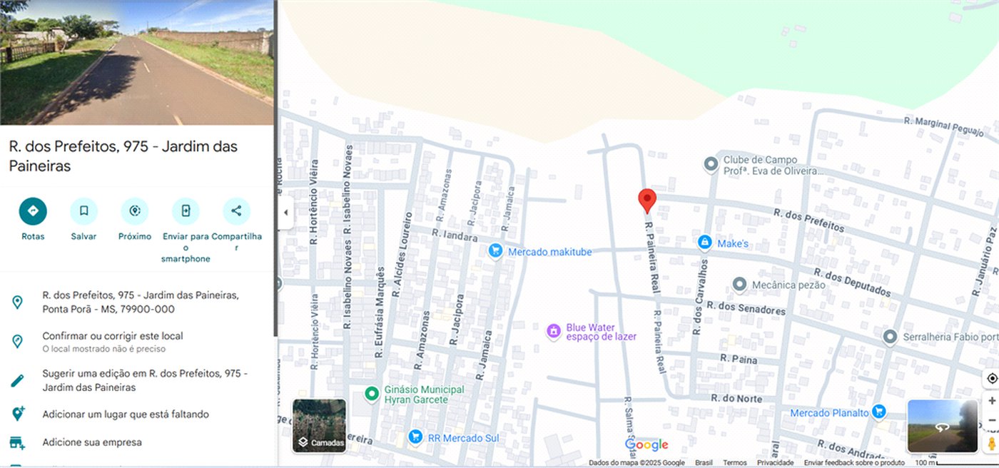 Terreno à venda em Jardim das Paineiras, Ponta Porã, MS