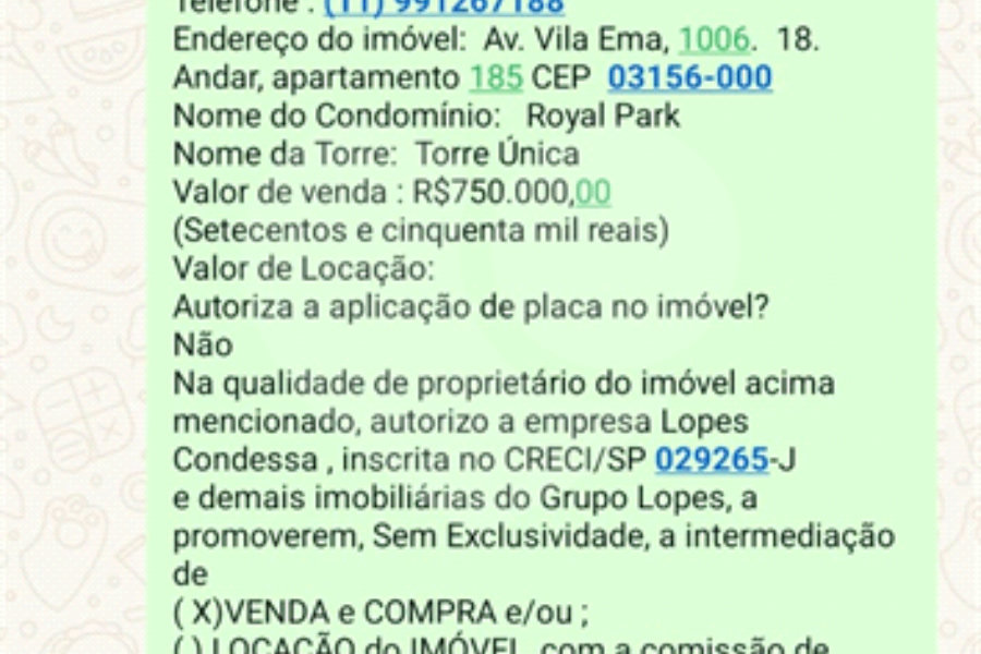 Apartamento à venda com 3 quartos, sendo 1 suíte, em Vila Prudente, São Paulo, SP
