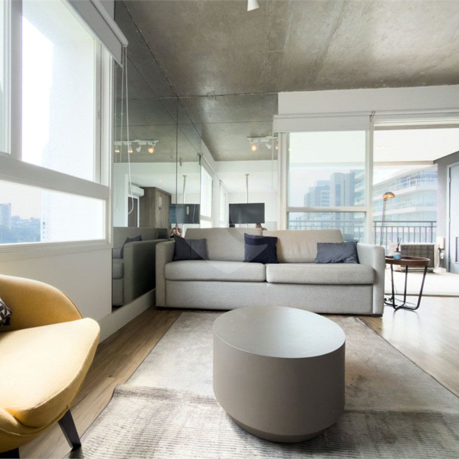 Studio Mobiliado 62m² com 1 vaga de garagem - Brooklin