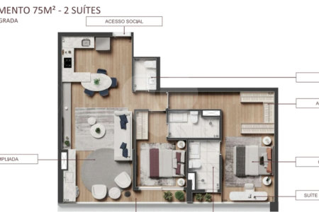Apartamento à venda com 2 suítes em Vila Mariana, São Paulo, SP