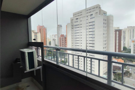 Lindo apartamento com 30 m², varanda e lazer completo, para locação na Chácara Klabin!