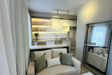 Studio mobiliado, a venda com 27m² - Lazer completo