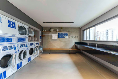 Apartamento de 37m² com 2 dormitórios.