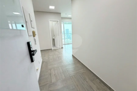 Sala para locação Domo Business 101 m - 2 vagas - Sala com divisórias, ar condicionado e banheiro.