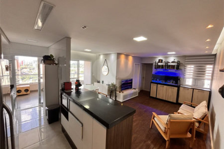 Apartamento com 77m² , 2 dormitórios , sendo 1 suíte , 2 vagas de garagem , a venda no bairro Rudge Ramos.