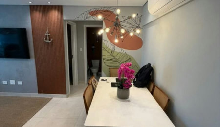 Apartamento com 1 dormitório à venda, 58 m² por R$ 585.000,00 - Canto do Forte - Praia Grande/SP