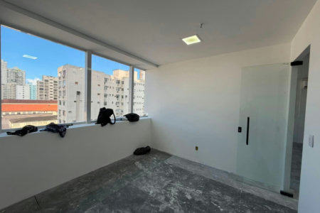Sala comercial para locação, 127 m² - Gonzaga - Santos/SP