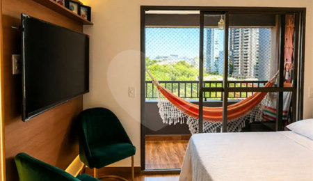 Studio à venda ou para alugar com 1 quarto em Vila Santa Catarina, São Paulo, SP