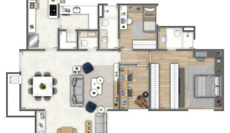 Apartamento à venda com 3 quartos, sendo 1 suíte, em Jardim Marajoara, São Paulo, SP