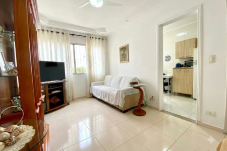 Apartamento com 1 dormitório à venda, 49 m² por R$ 375.000,00 - Embaré - Santos/SP