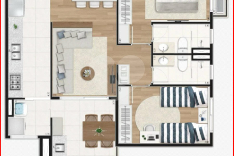 Apartamento à venda com 2 quartos, sendo 1 suíte, em Jardim São Paulo(zona Norte), São Paulo, SP
