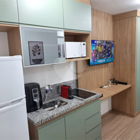 Apartamento à venda ou para alugar com 1 quarto em Alto da Boa Vista, São Paulo, SP