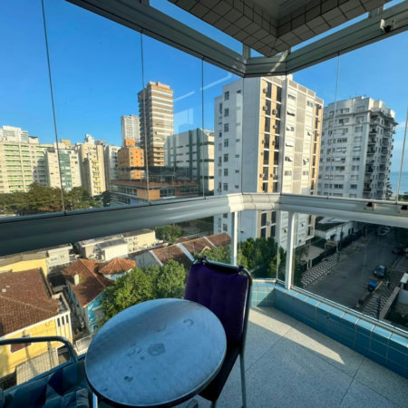 Apartamento com 2 dormitórios à venda, 83 m² por R$ 1.260.000,00 - Aparecida - Santos/SP