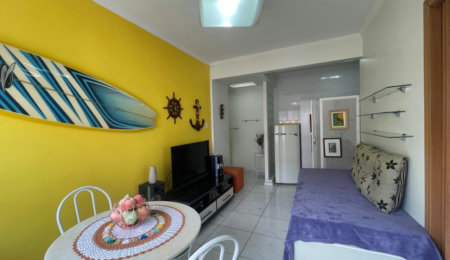Apartamento com 1 dormitório à venda, 37 m² por R$ 390.000,00 - Boqueirão - Santos/SP