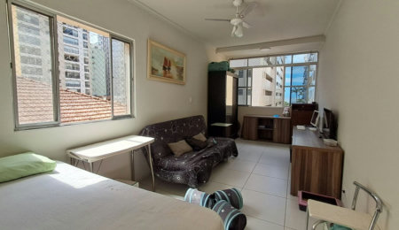 Studio à venda, 39 m² por R$ 335.000,00 - José Menino - Santos/SP