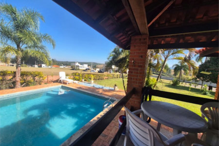 Chácara com 3 dormitórios à venda, 1200 m² por R$ 870.000,00 - Condomínio Ninho Verde II - Pardinho/SP