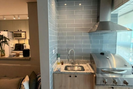 Apartamento com 1 dormitório à venda, 58 m² por R$ 585.000,00 - Canto do Forte - Praia Grande/SP