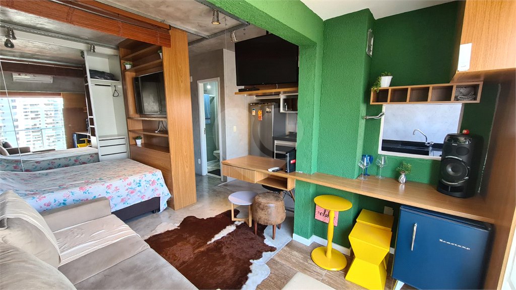 Apartamento à venda com 1 quarto em Cidade Monções, São Paulo, SP